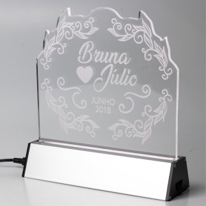 Corte e Gravação a Laser Acrílico / MDF / Couro / Outros Personalizado  Sem Revestimento Polido 