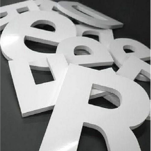Letra em Relevo PVC Expandido Personalizado  Sob Consulta Corte Router 5mm / 10mm / 15mm / 20mm