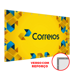 Lona 440g com Ilhoses Lona 440g Personalizado 4x0 Sem Revestimento Ilhoses e Reforço 